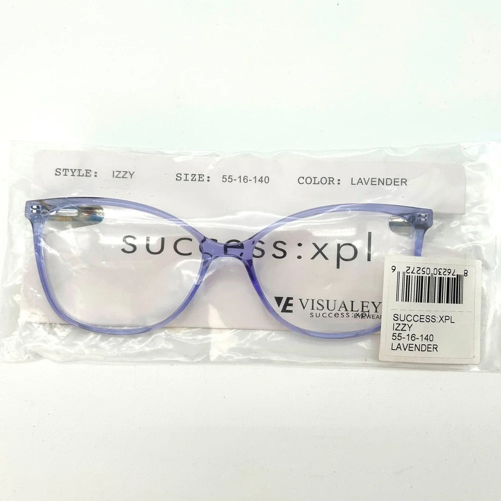 Womens Eyeglasses Frames success:xpl Izzy Size 55-16-140 Lavender Tortoise NEW
